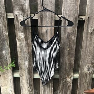 Striped Bodysuit